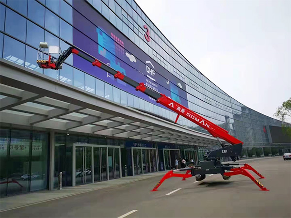 30m Telescopic Boom Spider Lift, Straight Boom Tracked Lift