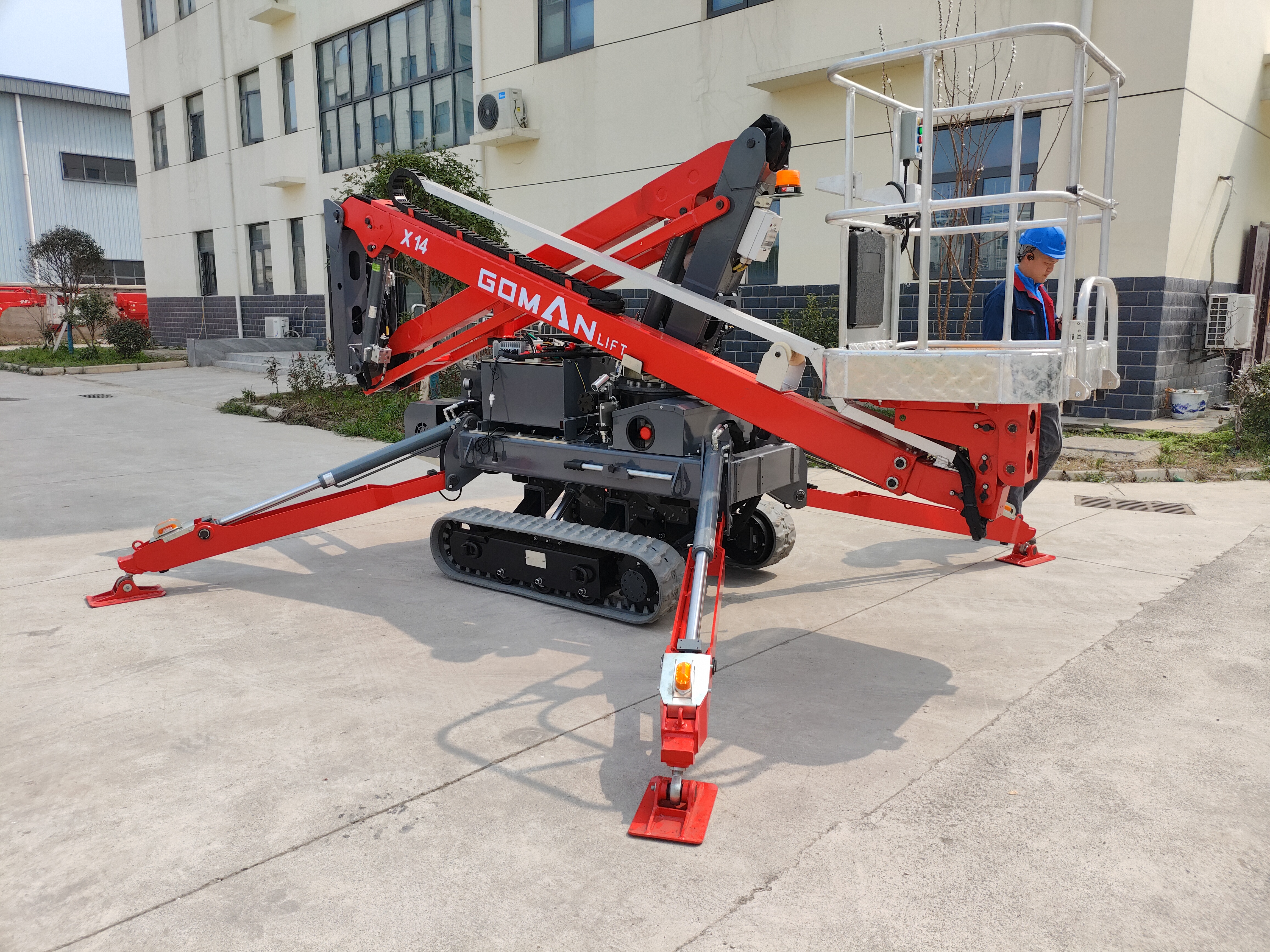 13m Compact Spider Lift | Indoor & Narrow Space Solution | CE/ANSI Certified