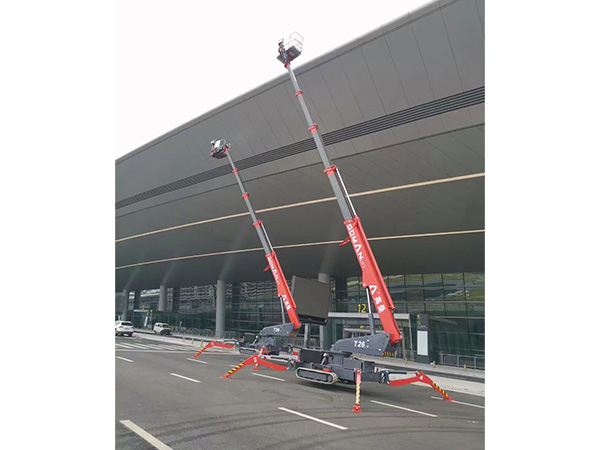 26m Telescopic Boom Spider Lift, Straight Boom Tracked Lift