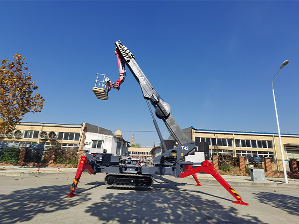 42m Telescopic Boom Spider Lift, Straight Boom Tracked Lift