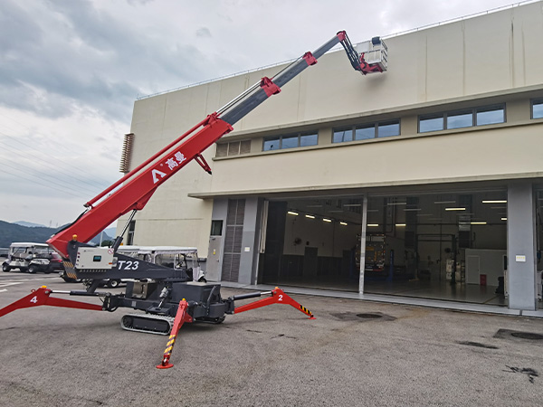 23m Telescopic Boom Spider Lift, Straight Boom Tracked Lift