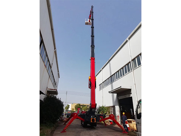 50m Telescopic Boom Spider Lift, Straight boom Tracked Lift