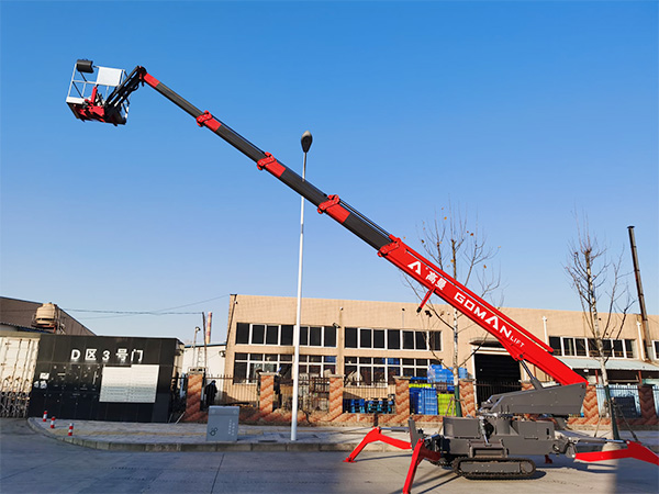 30m Telescopic Boom Spider Lift, Straight Boom Tracked Lift