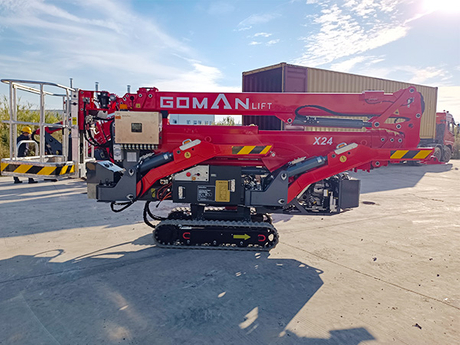 24m Industrial Spider Lift | Dual telescopic booms | CE/ANSI Certified