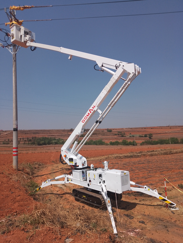17m Insulated Spider Lift | 35-66KV Insulated | CE/ANSI Certified
