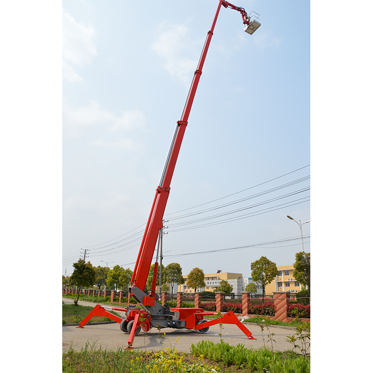 26m 4-wheel Self-propelled Cart Spider Boom Lift