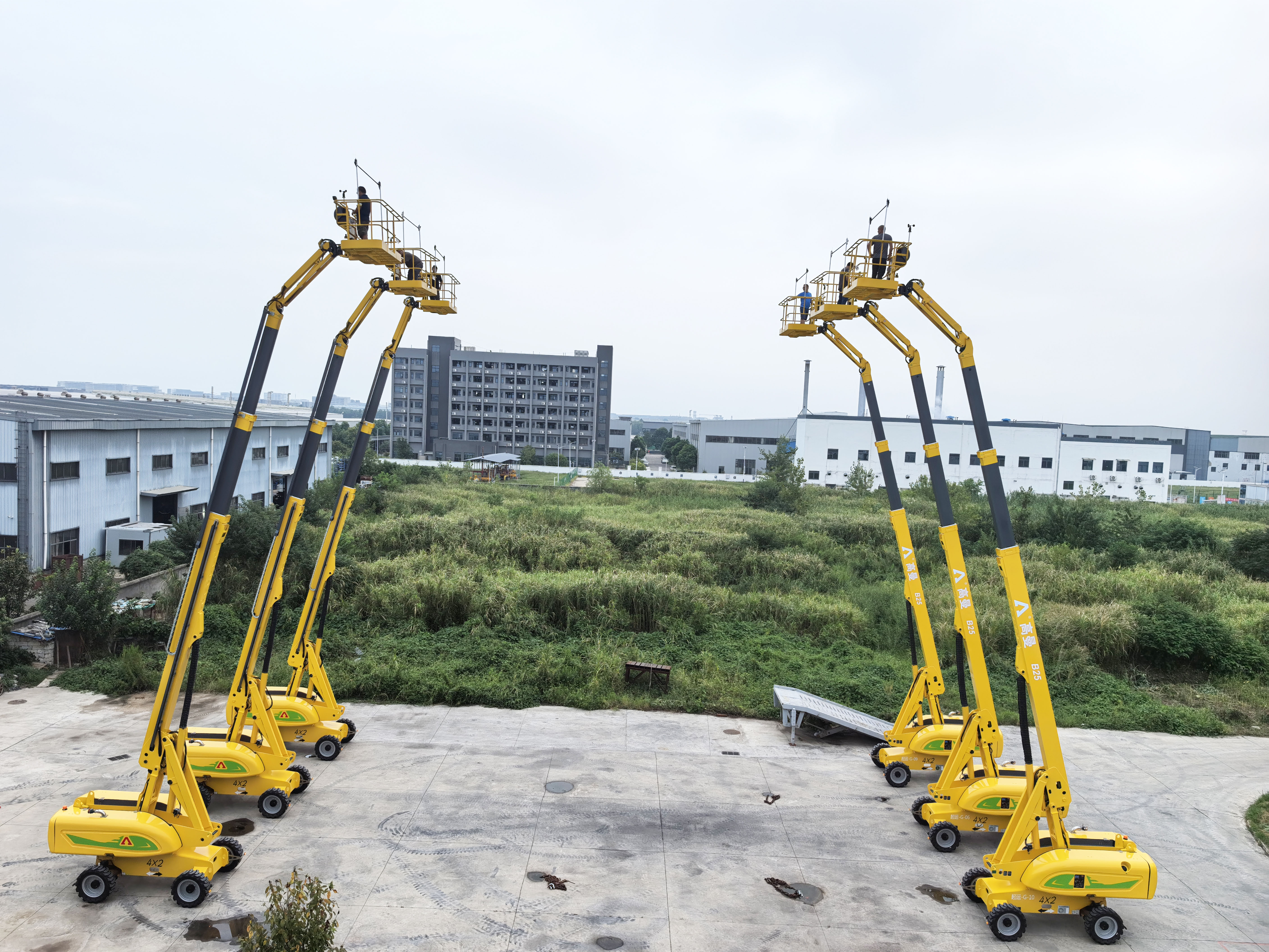 Goman Delivers 6 Units of 25m Boom Lifts To The Client
