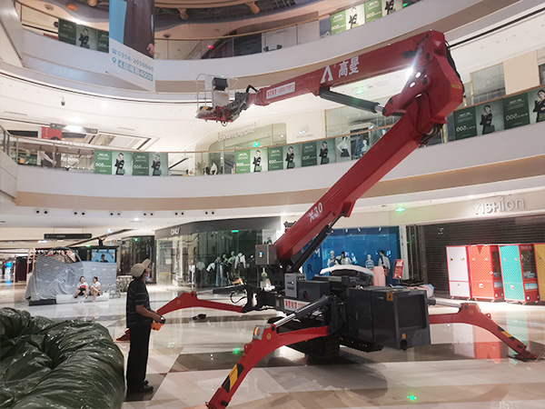 30m Articulating Boom Spider Lift, Articulating Boom Tracked Lift