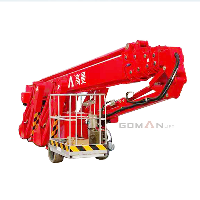 36m 4-wheel Self-propelled Cart Spider Boom Lift