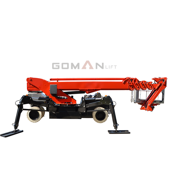 4-wheel Self-propelled Cart Spider Boom Lift